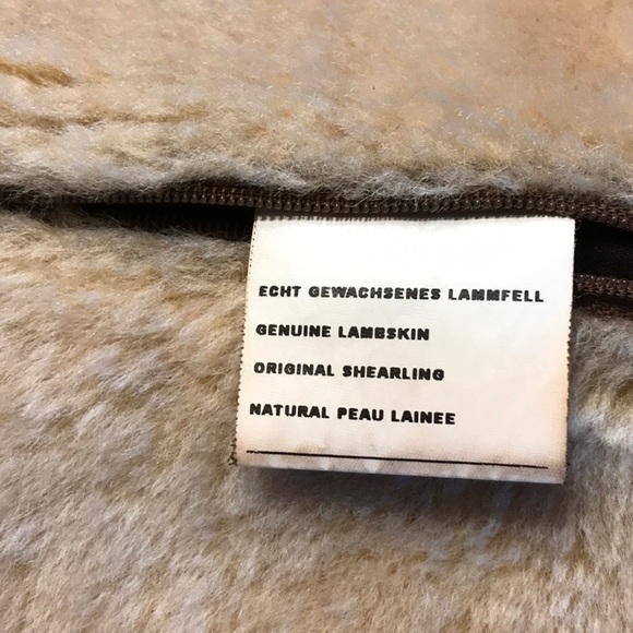 Authentic Shearling leamskin leather Coat in size 12-14 - Picture 15 of 15